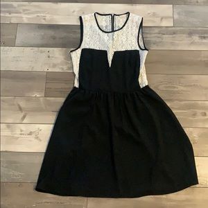Black & white dress